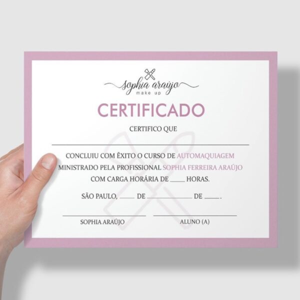 Certificado 30x21